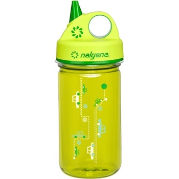 Nalgene Детска бутилка Nalgene Grip-n-Gulp 0, 35 л зелена Car (078717)