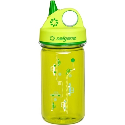 Nalgene Детска бутилка Nalgene Grip-n-Gulp 0, 35 л зелена Car (078717)