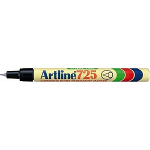 Artline Маркер Artline 725 Superfine 0.4 черен (EK-725 BLACK)