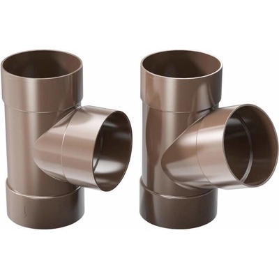 Gutta Aqua Napojeni do PVC svodu 90 mm / 67,5° tmavě hnědé