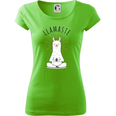Yoga Llamaste Dámské triko Pure Apple Green