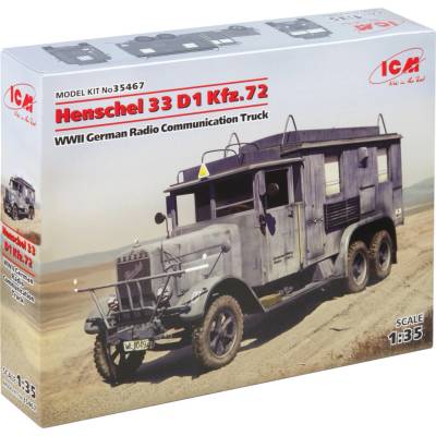 ICM Henschel 33 D1 Kfz.72 Radio Communication Truck 1:35