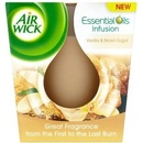 Sviečky Air Wick Essential Oil Infusion Vanilla & Brown Sugar 105 g