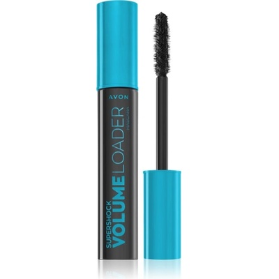 Avon SuperShock Volume Loader vodeodolná riasenka pre objem a zahustenie rias Brown Black 10 ml