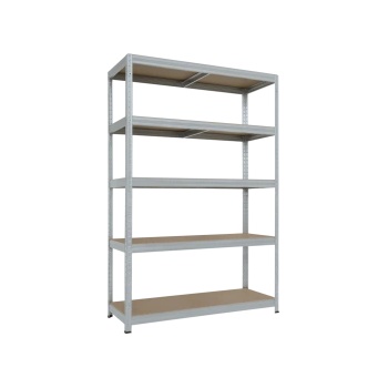 Carmen Метален стелаж STAR PL 213x120x45 см, до 250 кг на рафт - цинк