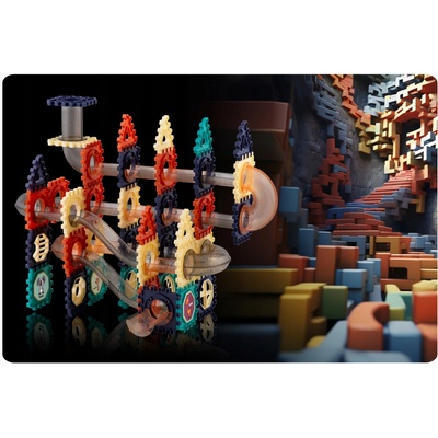 Ricokids Magnetické kostky se skluzavkou