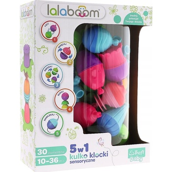 Trefl Lalaboom sada guľôčkových blokov 30 ks
