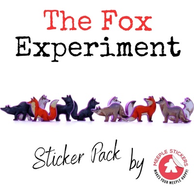 Meeple Stickers samolepky pro the fox experiment