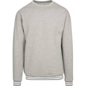 Build Your Brand mikina BY104 Heather Grey
