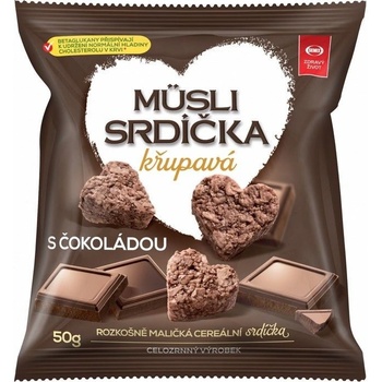 Semix Musli srdíčka křupavá s čokoládou 50g
