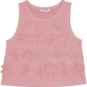 Image 1 of MAYORAL Топ с текстилни цветя в розово за момиче Mayoral
