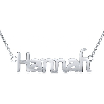 SILVEGO Stříbrný řetízek se jménem Hannah JJJN1209han