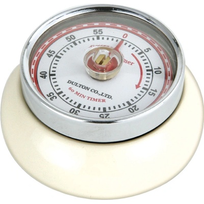 Zassenhaus SPEED Retro magnetická kuchyňská minutka krémová
