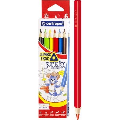 Centropen pastelky 9522 Jumbo Ergo 6 barev 661535