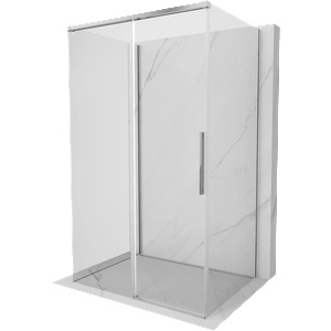 Mexen Rox-3S душ кабина 3-стенна плъзгаща се 90 x 80 см, прозрачна, хром (8C2-090-080-01-00-3S)