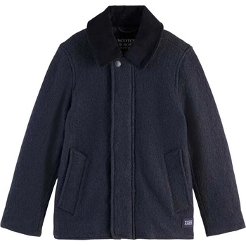 Scotch & Soda Палто Scotch & soda Wool-Blend coat - Blue (Sky Captain)