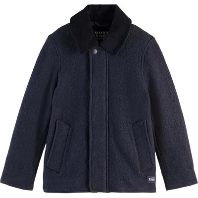 Scotch & Soda Палто Scotch & soda Wool-Blend coat - Blue (Sky Captain)