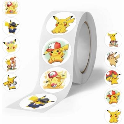 Klasické nálepky pokémon Zazu 500 ks