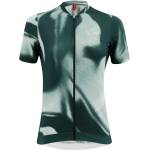 Löffler Дамска фланелка с къс ръкав за колоездене Löffler Women's Bike Jersey Full-Zip PSY Mid Cycling jersey - Forest - размер 46 (EU) (156-2773-0117)