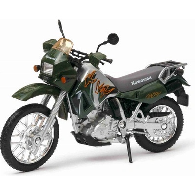 Welly Kawasaki 2002 KLR 650 zelená 1:18