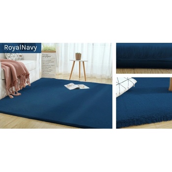 Divio Rabbit Tmavě Modrý imitace králičí kožešiny