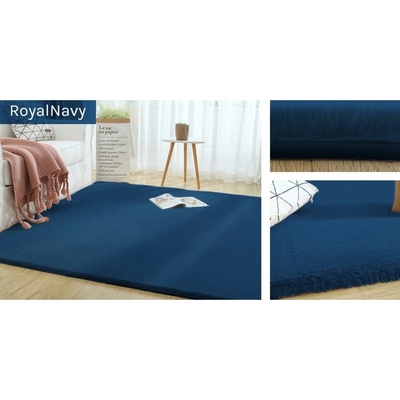 Divio Rabbit Tmavě Modrý imitace králičí kožešiny