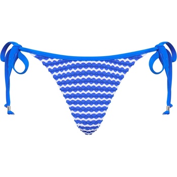 Seafolly Дамско бикини долнище Seafolly Women's Mesh Effect Tie Side Rio Pant Bikini bottom - Azure - размер 32 (EU) (150-4262-0211)