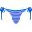 Seafolly Дамско бикини долнище Seafolly Women's Mesh Effect Tie Side Rio Pant Bikini bottom - Azure - размер 32 (EU) (150-4262-0211)