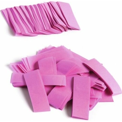 Tcm Fx pomalu padající obdélníkové konfety 55x18mm, růžové, 1kg