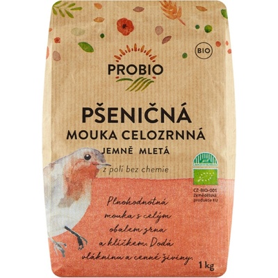 BIOharmonie Múka Pšeničná celozrnná jemne mletá 1 kg