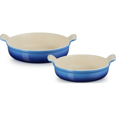 Le Creuset Съдове за запичане Tradition Collection кръгли наситено небесносини 2 бр (79276002200082)