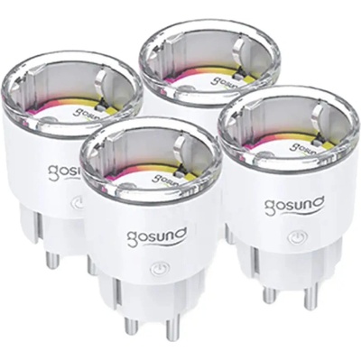 Gosund EP2-Z ZigBee интелигентен контакт (четири пакета) 10A (EP2-Z-4)