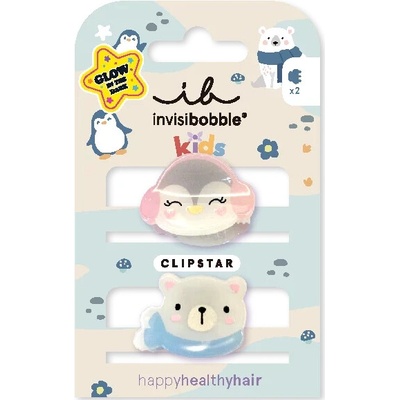 Invisibobble Kids Clipstar Glow Polar Friends Polar Friends