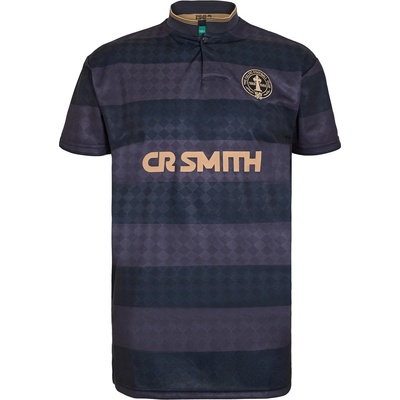 Team Футболна фланелка Team Men's Celtic Gold Licensed Retro Football Shirt - Black/Gold