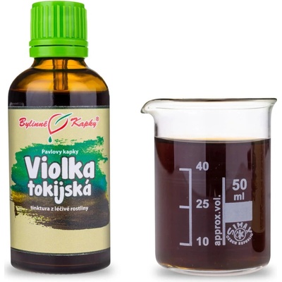 Bylinné kapky Pavlovy Violka tokijská TCM tinktrura 50 ml
