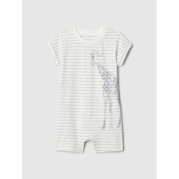 GAP Baby памучен гащеризон GAP GAP | Siv | Момчешки | 50-62