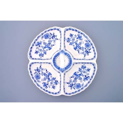 Cibulák kabaret štvordielny32 cm cibulový porcelán originálny cibulák Dubí