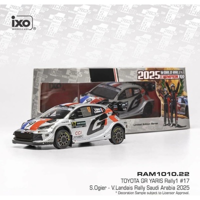 Toyota GR Yaris Rally1 Rally Saudi Arabia 2025 17 Ogier LandaisIXO 1:43