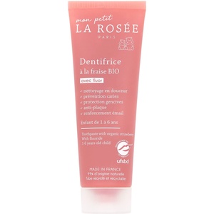 La Rosée Детска паста за зъби с органична ягода, 50 ml
