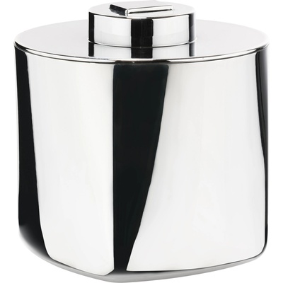 Zone Ледарка с щипки за лед ROCKS 1 л, сребърен, неръждаема стомана, зона Дания (ZO332095)