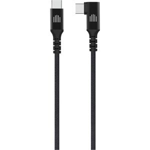 Dviced Angled Braided cable USB-C to USB-C, 1, 25m - black (DV120016) - istyle