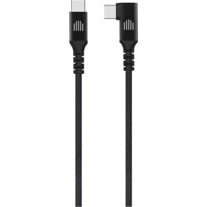 Dviced Angled Braided cable USB-C to USB-C, 1, 25m - black (DV120016)