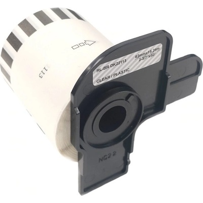 Etikety / štítky pro tiskárny BROTHER QL - typ DK-22113 - kompatibilní - 62 mm x 15,24 m, průhledná (filmová role)