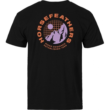 Horsefeathers Тениска Altitude - black Horsefeathers | Cheren | МЪЖЕ | L