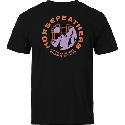 Horsefeathers Тениска Altitude - black Horsefeathers | Cheren | МЪЖЕ | L