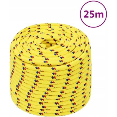 SHUMEE Lodní lano žluté 14 mm 25 m polypropylen