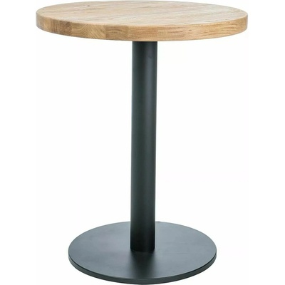 Textilomanie Čierny s dubovou doskou PURO II fi 60