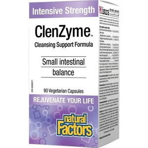 Natural Factors ClenZyme Cleansing Support Formula - Храносмилателни ензими, 90 капсули Natural Factors (1726 NF)