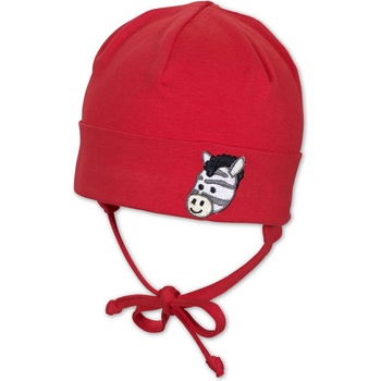 Sterntaler Бебешка шапка от трико с връзки