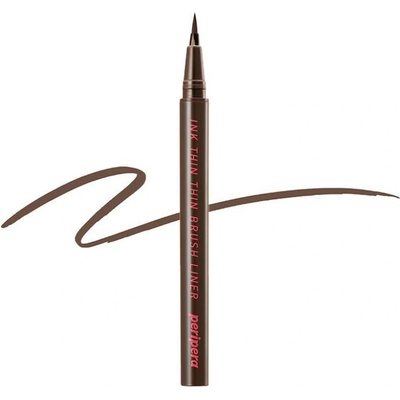 Peripera Ink Thin Thin Brush Liner 01 Black Noir Oční linky v tenkém štětečku 0,5 g